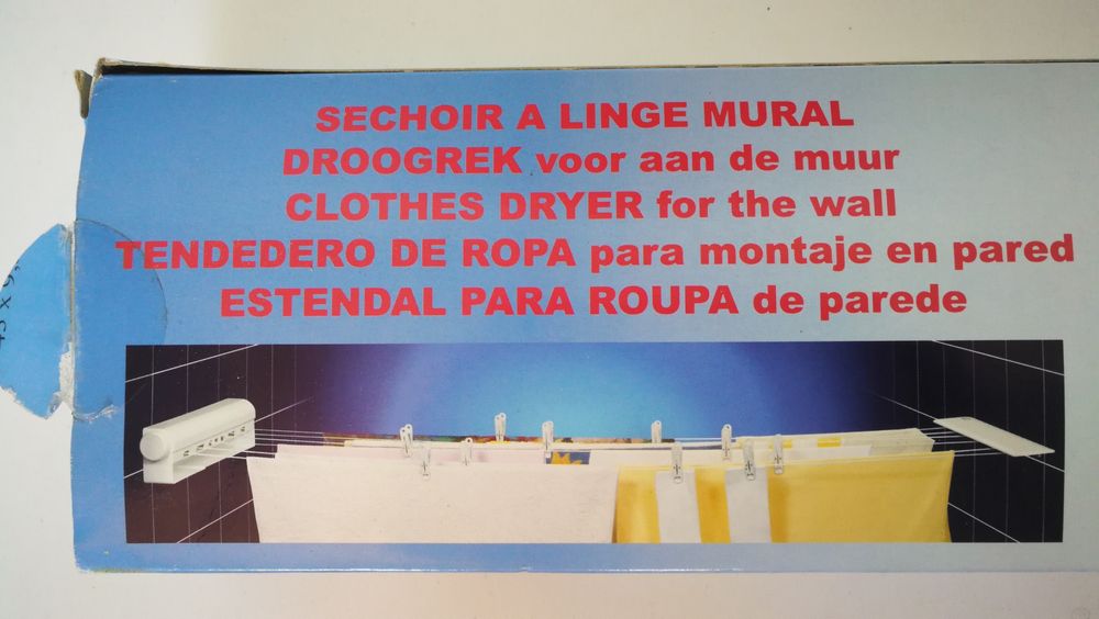Uscător de rufe retractabil - NOU