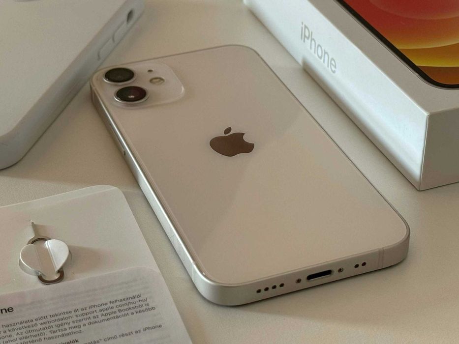 Бартер! Като НОВ! iPhone 12 Mini White (Бял) Нова Батерия!