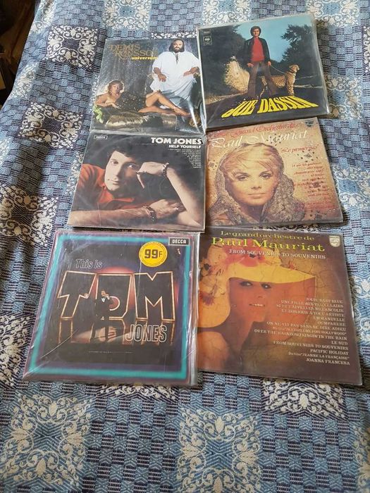 Виниловые пластинки разных направлений печатки а также форменные