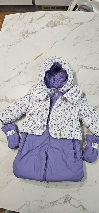 Детский зимний комбинезон-трансформер