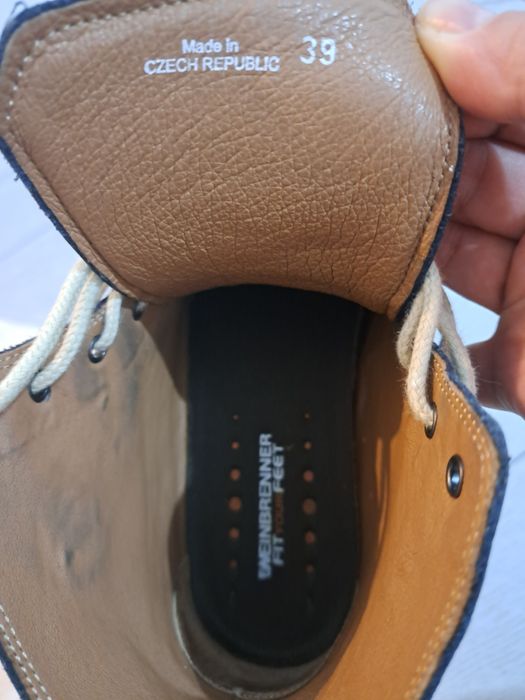 Ghete piele weinbrenner marimea 39 cu 25 cm