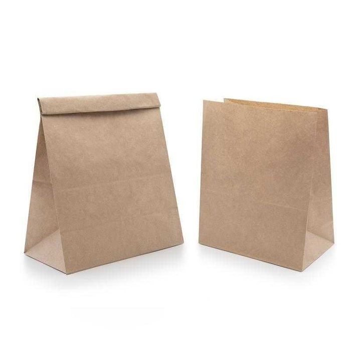 Крафт пакеты с ручками и без