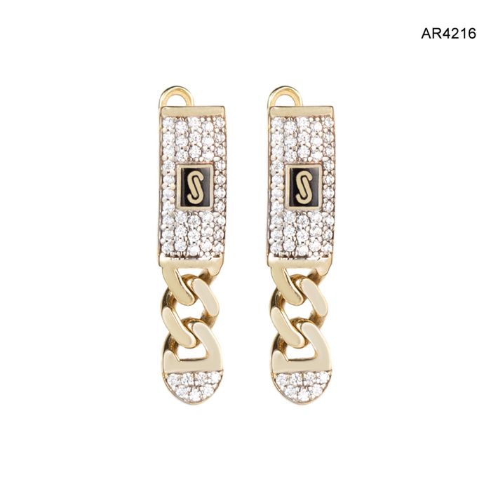 Cercei Aur 14 K model Monaco Chain by ARJEWELS AR4216