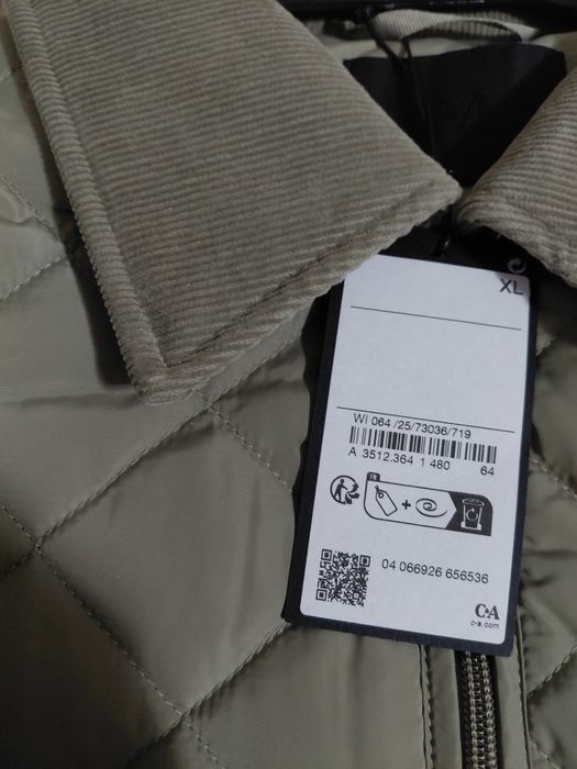Mantou matlasat kaki,mărime XL