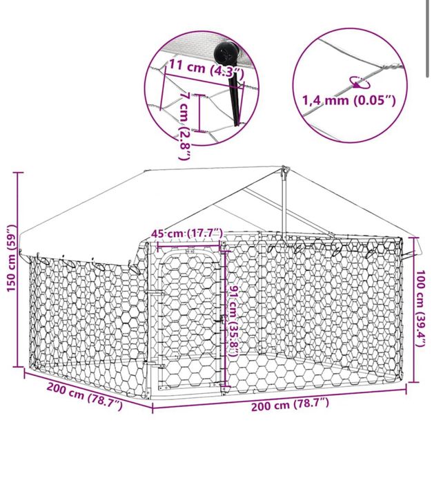 Padoc + cusca izolata pentru caini