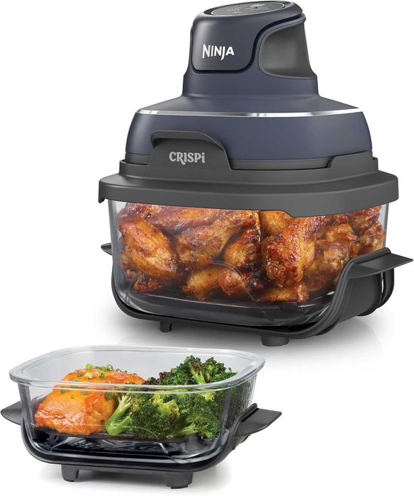 Фритюрник/Еър фрайър с горещ въздух Ninja CRISPi FN101EUGY, 1700W, 6 порции