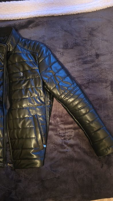 Кожено яке U.S. Polo Assn.