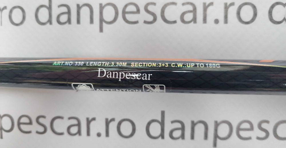 Lanseta fibra carbon PRO FL FALCONS POWER X Feeder 3,30m Actiune:180gr