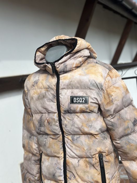 Dsquared2 Camouflage puffer jacket