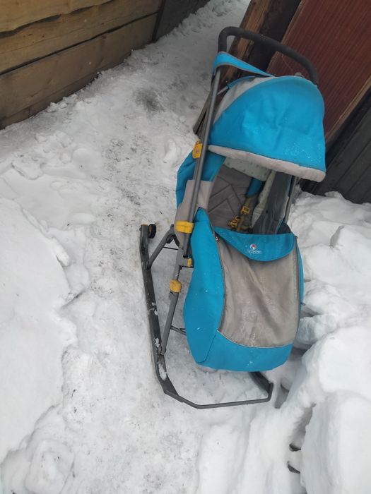 Продам санки коляска ника