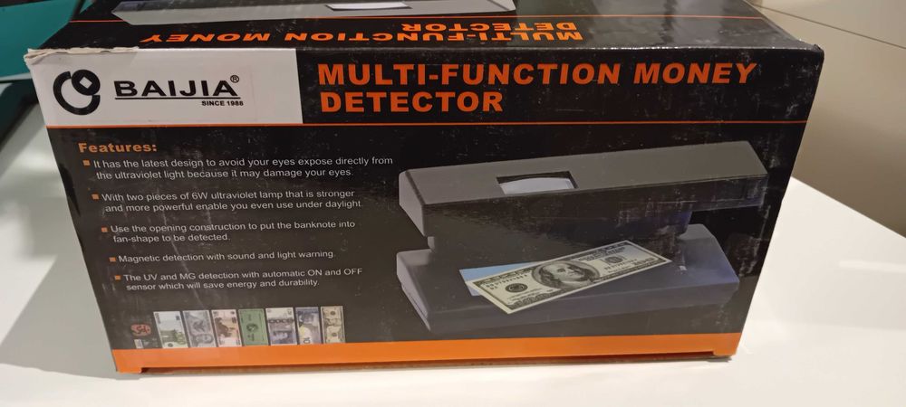 Detector UV pentru bancnote, nefolosit