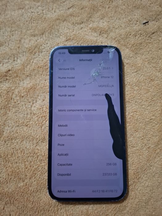 Vand Iphone 12 256GB