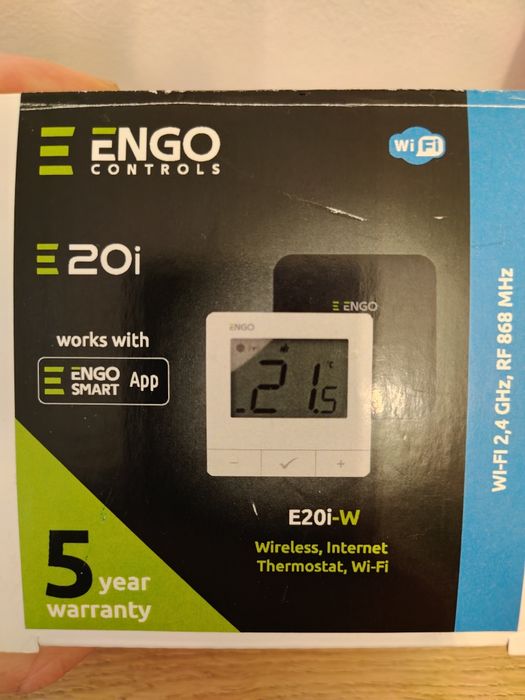 Безжичен WiFi термостат Engo E20i-W