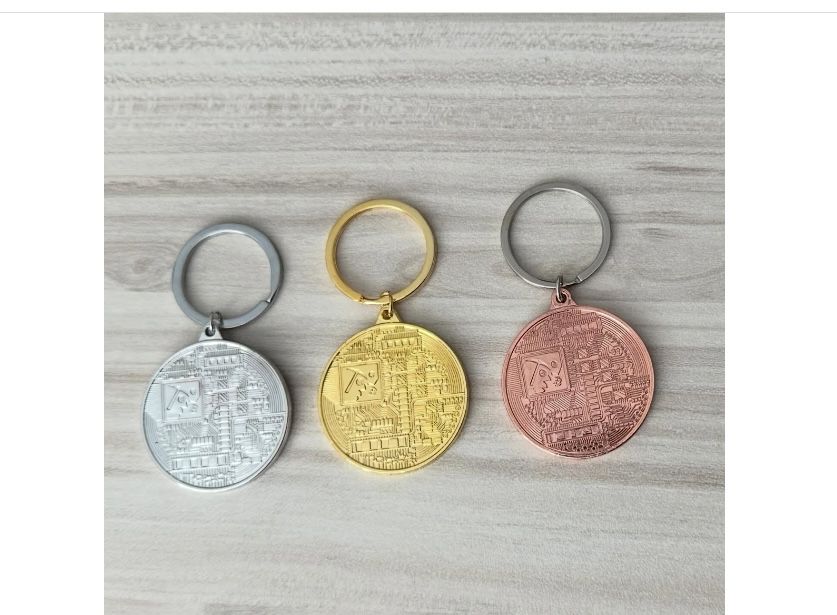 Биткойн ключодъжател в различни разцветки