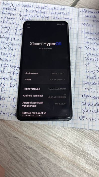 Xiaomi 12 lite idial