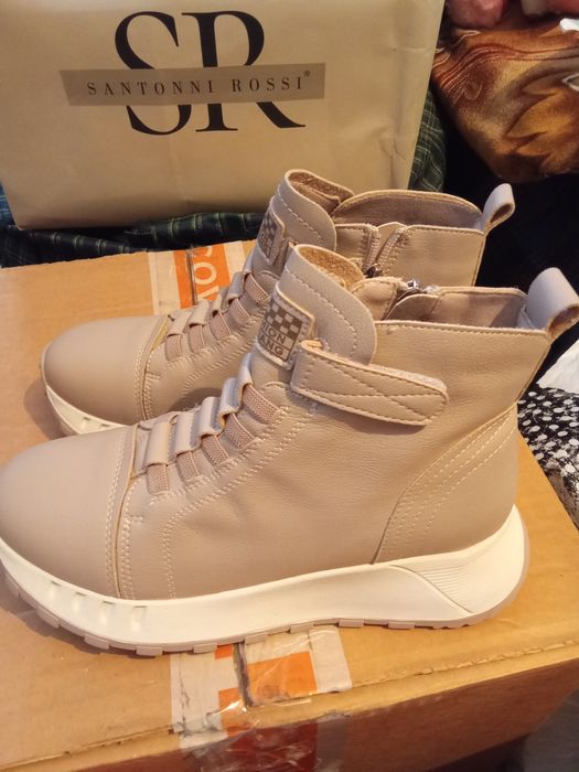 Женский ботинки Н.кожа