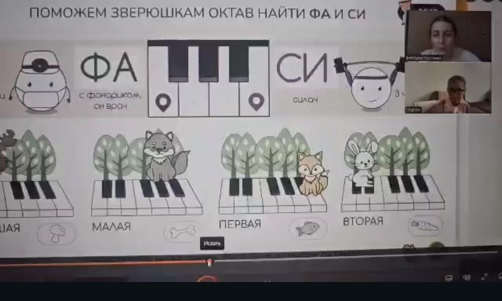 Онлайн уроки/фортепиано для детей 5-7 лет