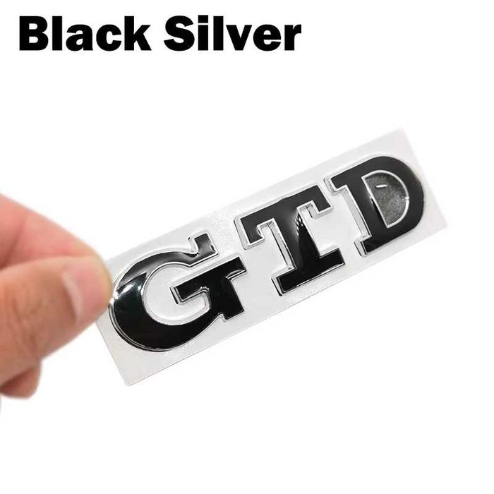 Надпис/Емблема GTD три цвята заден капак