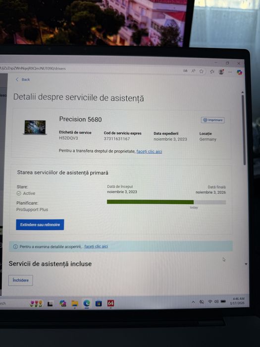 (1) Firma Dell Precision 5680 i7-13700H RTX A2000 Ada 32GB 1TB Asigura