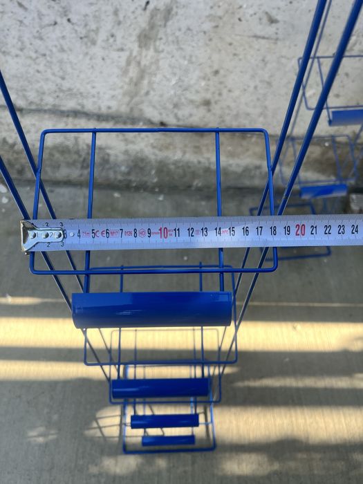 Малък стелаж (97см) за протеинови барове, дъвки и други