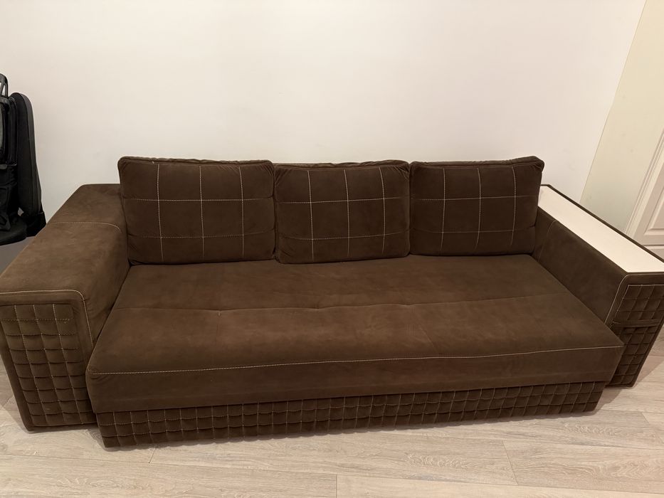 Mobexpert Canapea extensibila lemn masiv lada depozitare