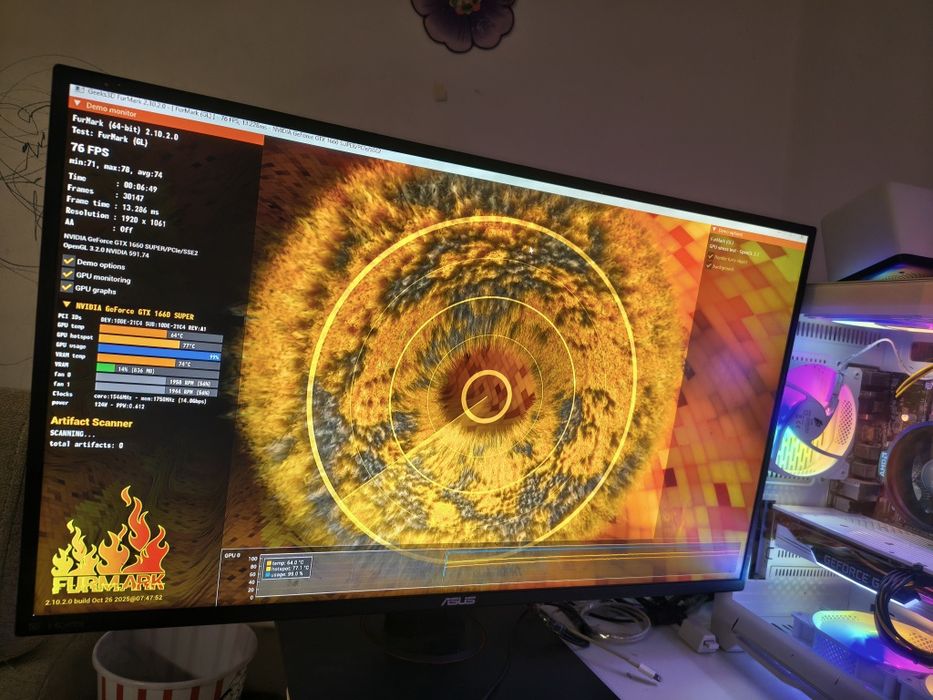 PC ryzen 5 5500, 16 GB ddr4 gtx 1660 6gb ssd 1tb