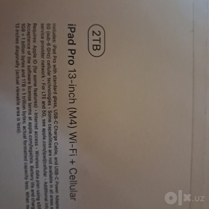 Ipad pro 13 m4 2 tb
