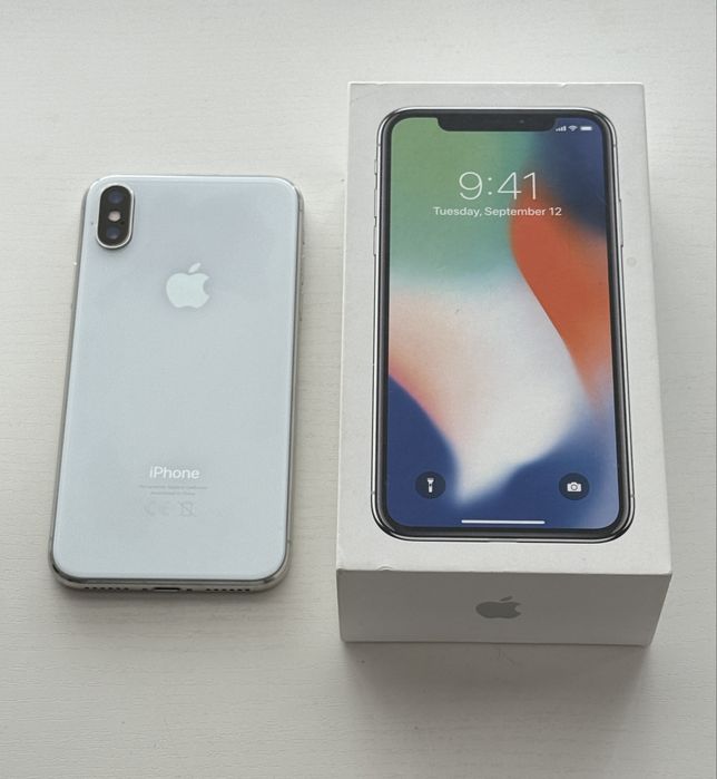 iPhone X 64 gb, baterie noua! 100%
