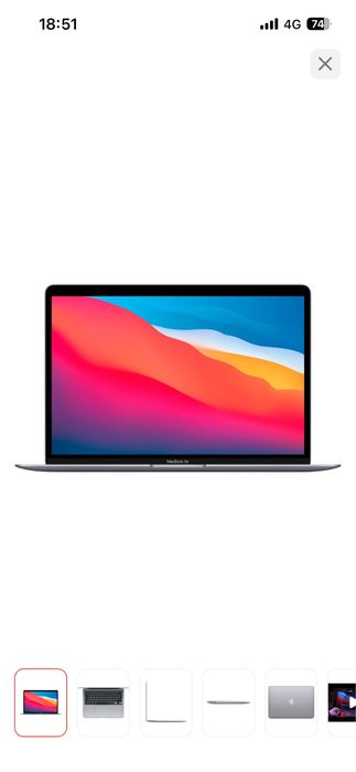 Macbook air 13  m1 2020 года