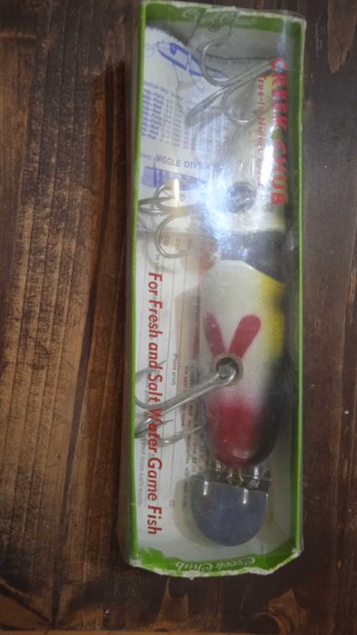 Vobler 45+ ani, neutilizat, 89g, Jointed Pikie Creek Chub 6801W