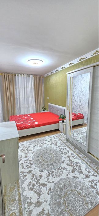 Метро Новза 2/2/4 балк 2х6, кирпичь, 54 м2 с мебелью и техникой