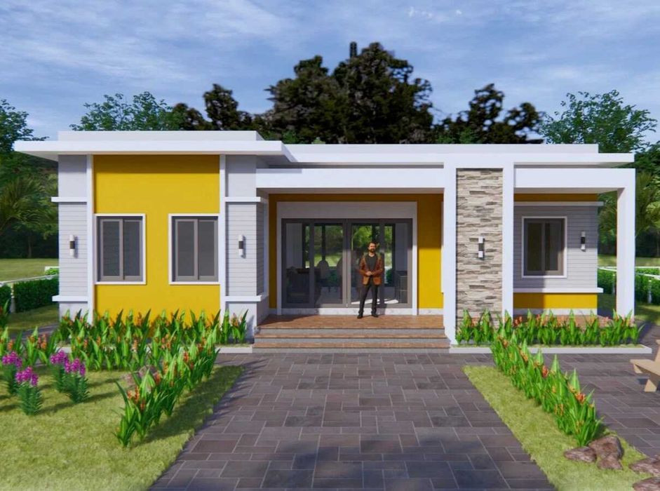 НА ИЗПЛАЩАНЕ - Луксозна сглобяема къща с 3 спални, 96 кв. м