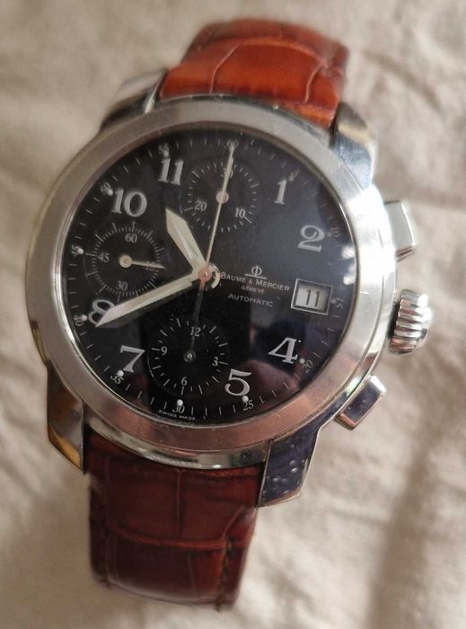 Ceas Baume Mercier automatic, cronograf, Valjoux 7750, stare f. buna