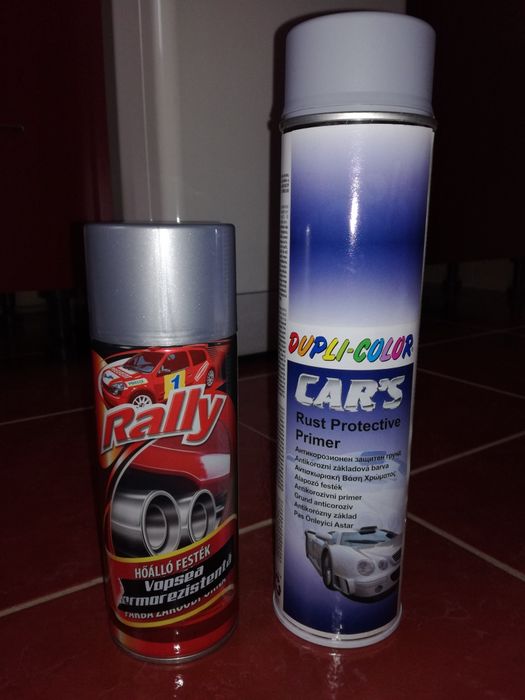 Vopsea termorezistenta si primer nefolosite