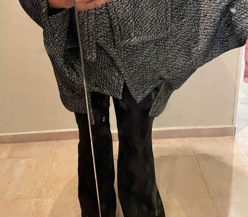 Зимно късо палто  - пончо