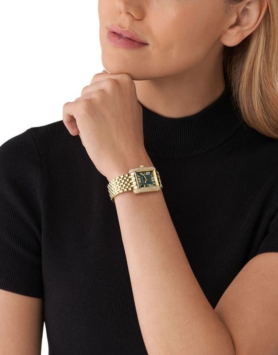 Ceas Michael Kors Emery Three Hand Gold absolut nou exceptional