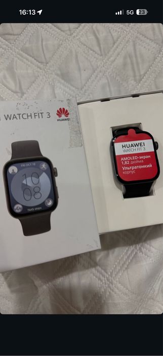 Часы  черные Хуавей