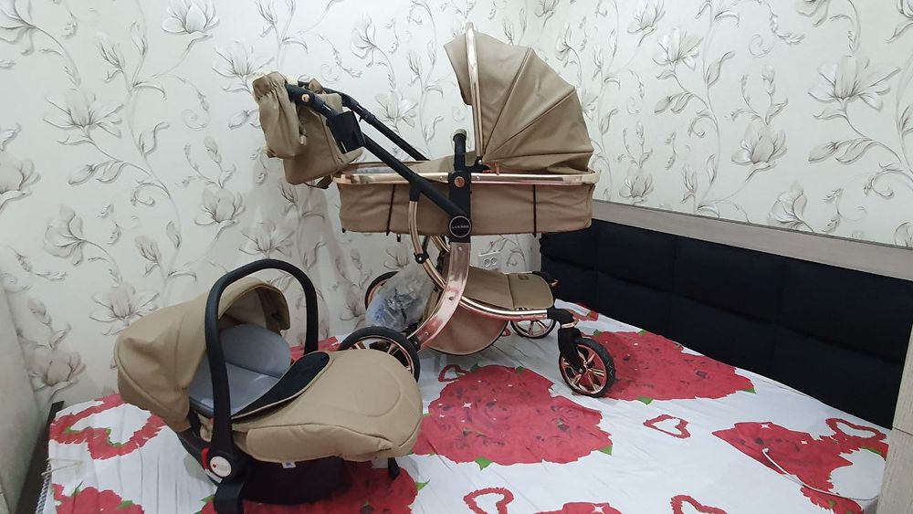 Коляста с амортизатором с тройной насадкой