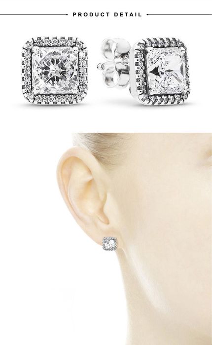 Pandora оригинал новые серьги