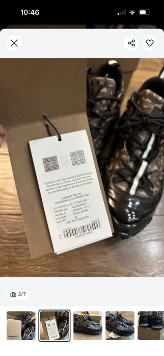 Burberry оригинал