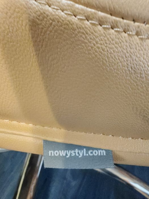 Директорски офиса стол - естествена кожа охра