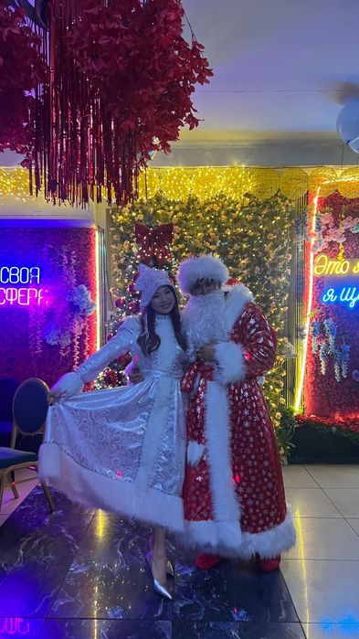 Дед мороз снегурочка Аяз Ата ақшақар