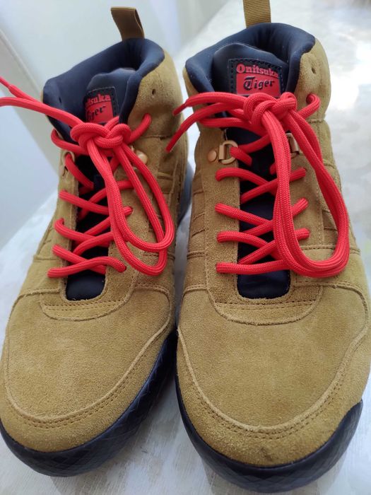 Замшевые ботинки onitsuka tiger