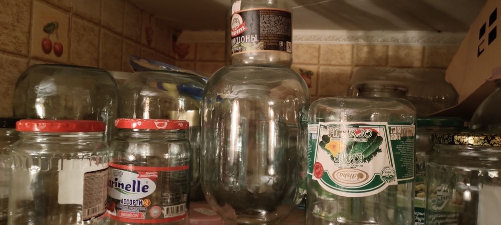 Банки стеклянные разные