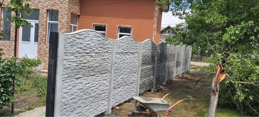 Gard de beton la comanda