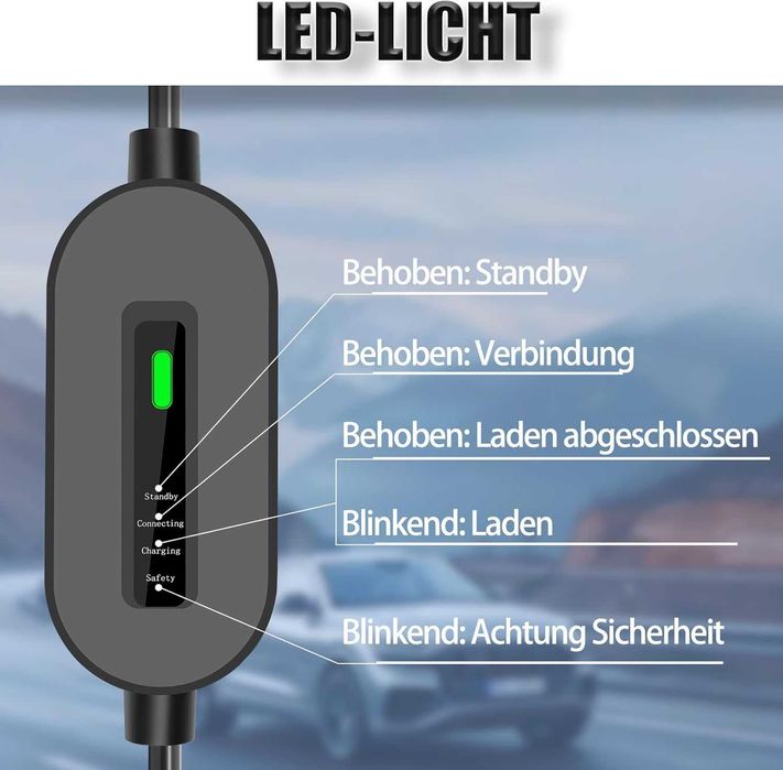 Преносима станция за зареждане на електрически автомобил 16A 5M,1 фаза