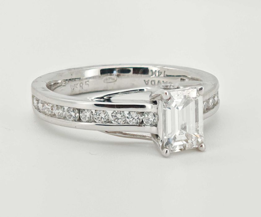 Inel aur 14k cu diamante GIA de la Javda evaluat $11,590 +taxe