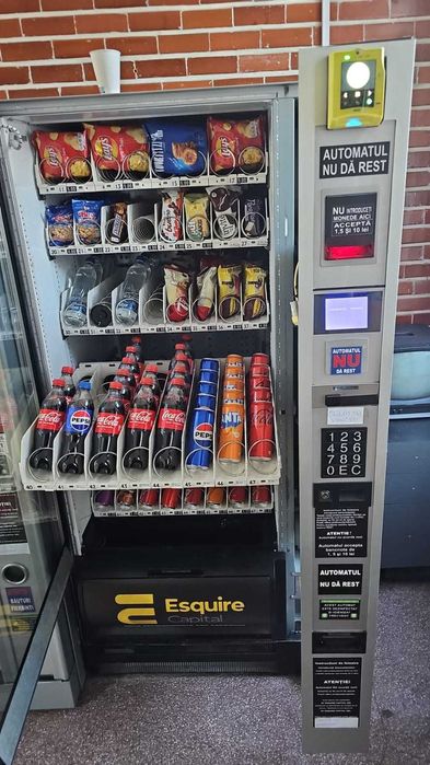 18 aparate vending Necta (Snakky, Samba, Astro) | MyPOS + NV9 | Afacere completă sau 9 aparate