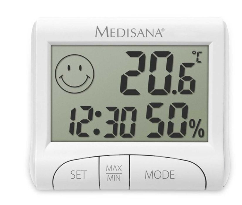 Set 4 x Ceas cu Termometru si Higrometru, Medisana 60079 (HG100)