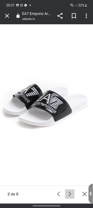 Papuci EA7 noi în cutie
